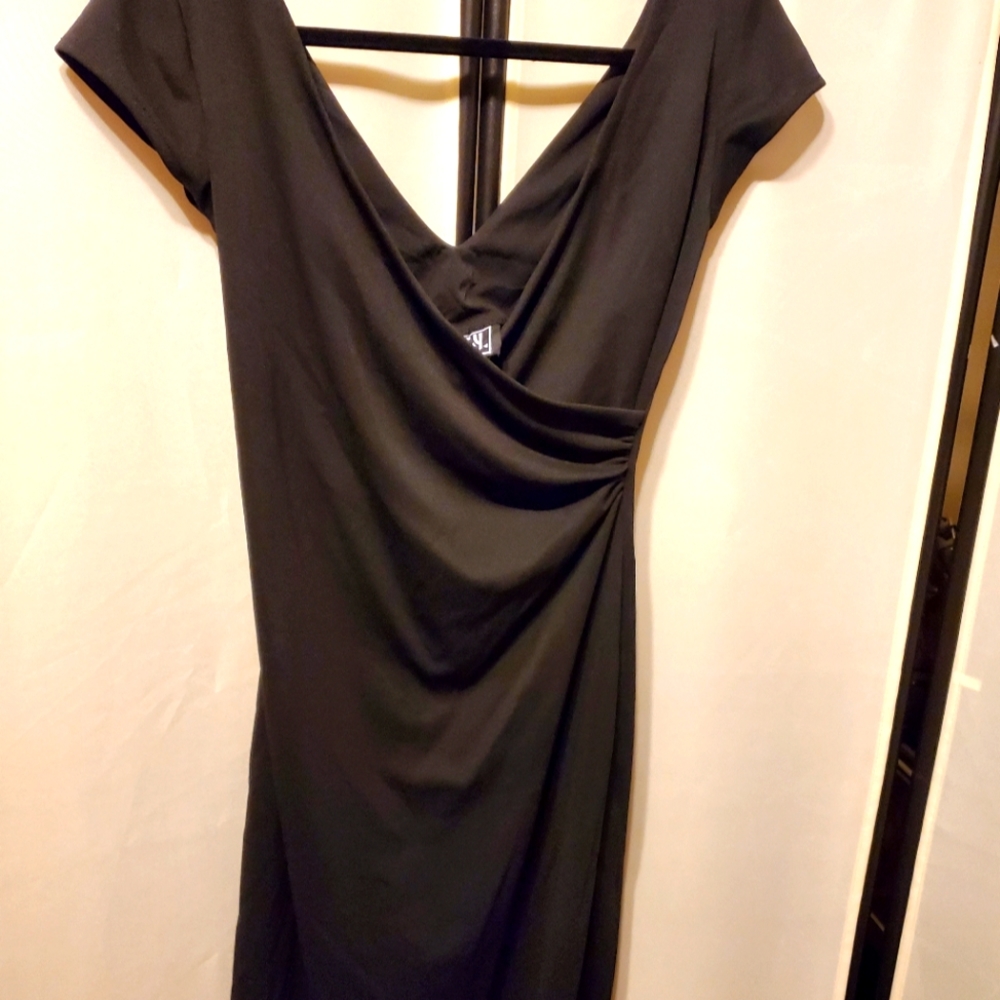 City triangles black dress
